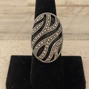 Beautiful Judith Jack Cocktail Ring.